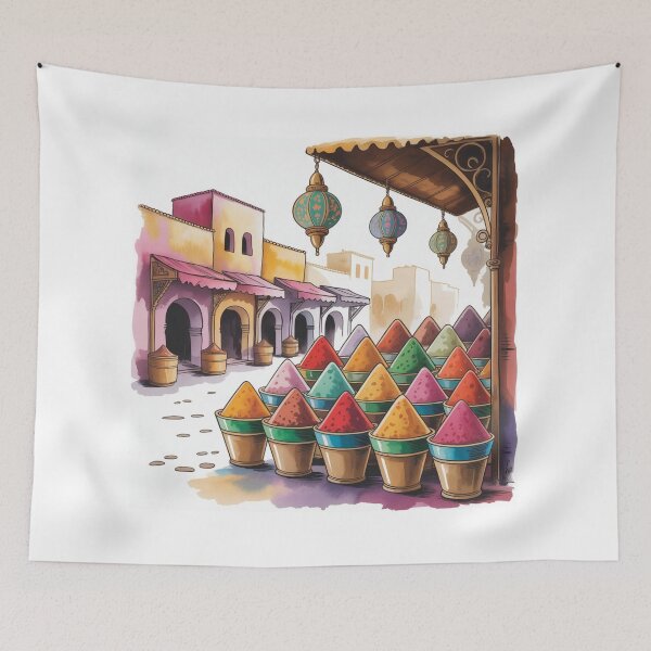 Item preview, Watercolor Morocco designed and sold by ArtQueen777.