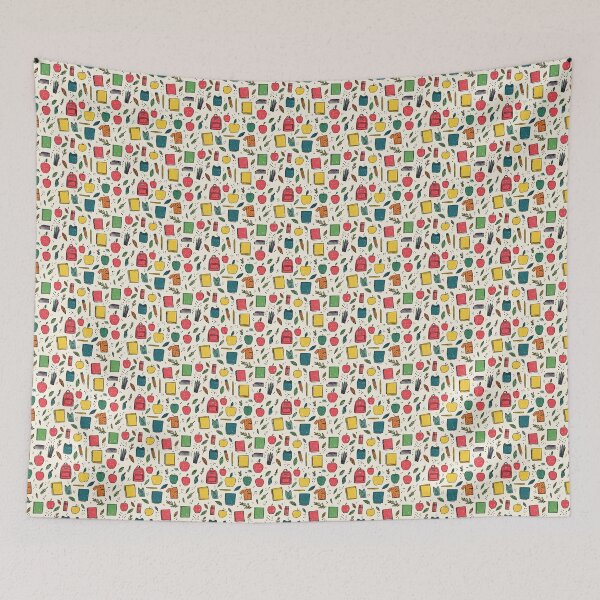 Item preview, Fun School Supplies and Doodles Pattern designed and sold by MidArtForge.