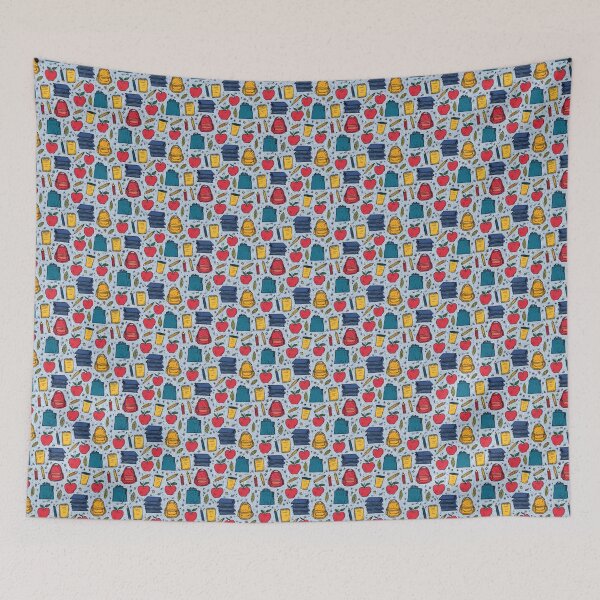 Item preview, Fun School Supplies and Doodles Pattern designed and sold by MidArtForge.