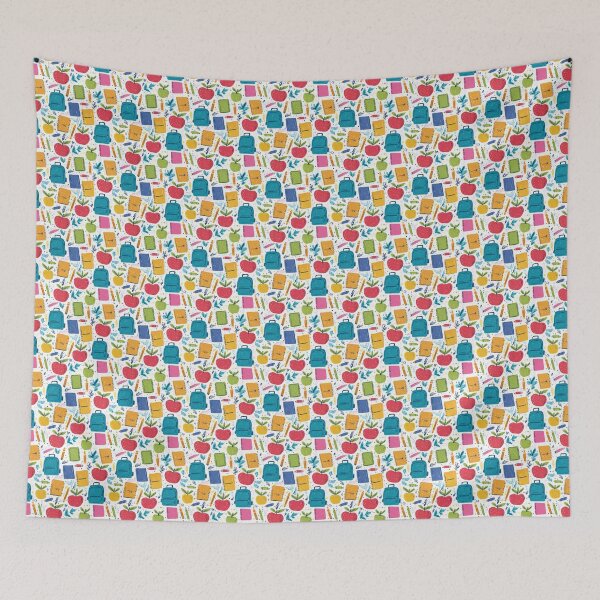 Item preview, Fun School Supplies and Doodles Pattern designed and sold by MidArtForge.
