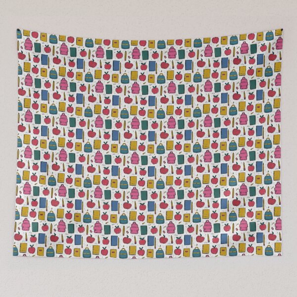 Item preview, Fun School Supplies and Doodles Pattern designed and sold by MidArtForge.