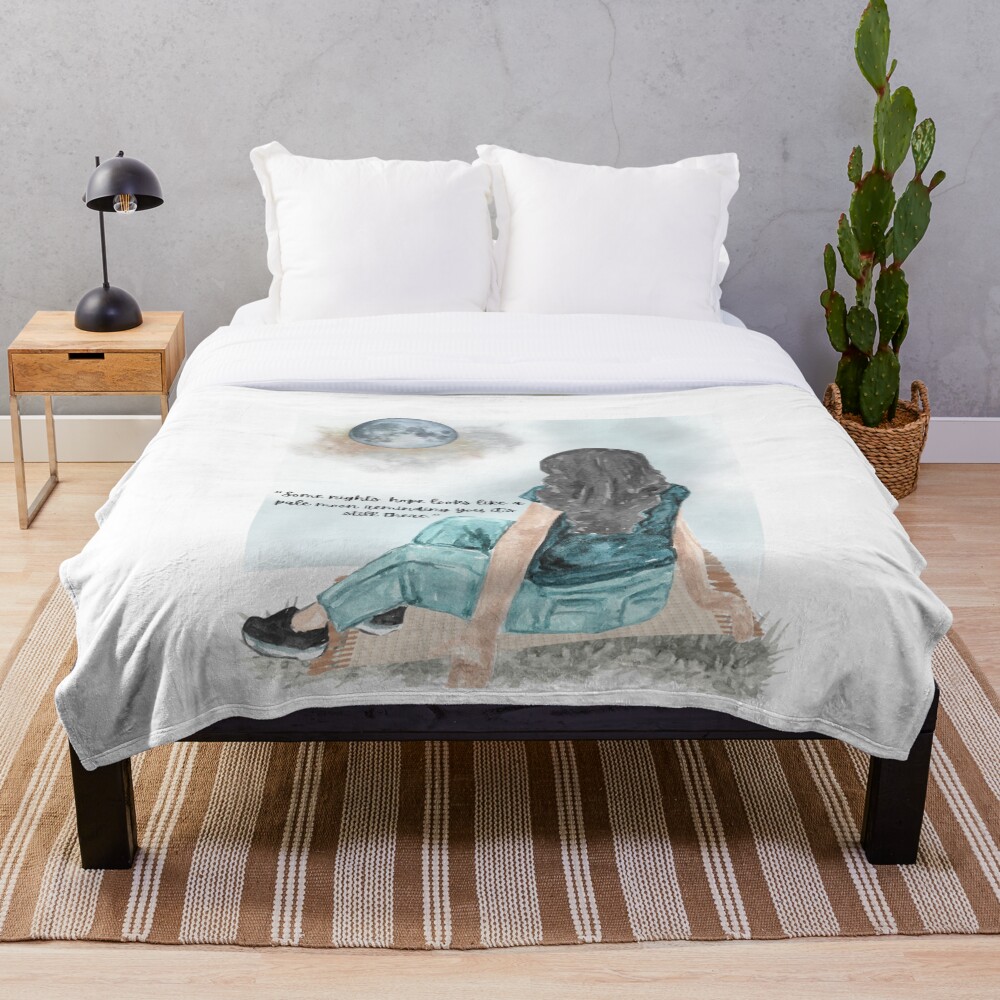 Item preview, Throw Blanket designed and sold by MoonNoteStudio.