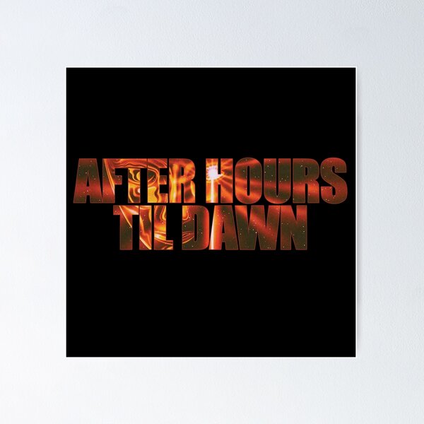 Item preview, The Weeknd after hours until dawn designed and sold by KCastleDesign.