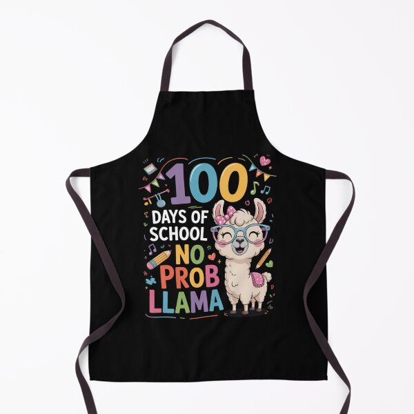 Item preview, 100 day of school 100th No Probllama Llama designed and sold by WalshDrawnLaugh.
