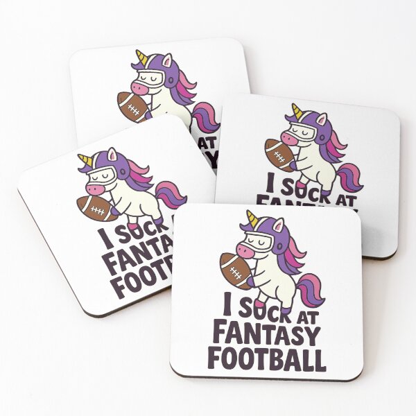 Item preview, I Suck at Fantasy Football Unicorn loser Sports League Pun men gift designed and sold by LuxeGraphix.