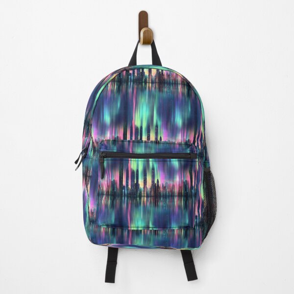 Item preview, Futuristic Aurora Borealis City of Light designed and sold by MidArtForge.
