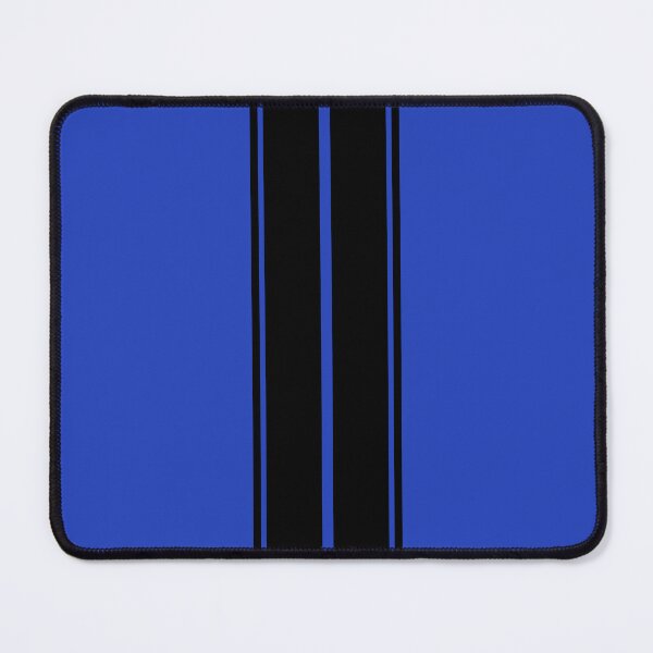 Item preview, Dual Racing Stripes 2 Outer Pinstripes (Black - Blue) designed and sold by Racing Stripes Only.