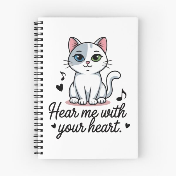Item preview, Hear Me With Your Heart – Deaf Cat Inspiring Pet Design designed and sold by WGBTee.