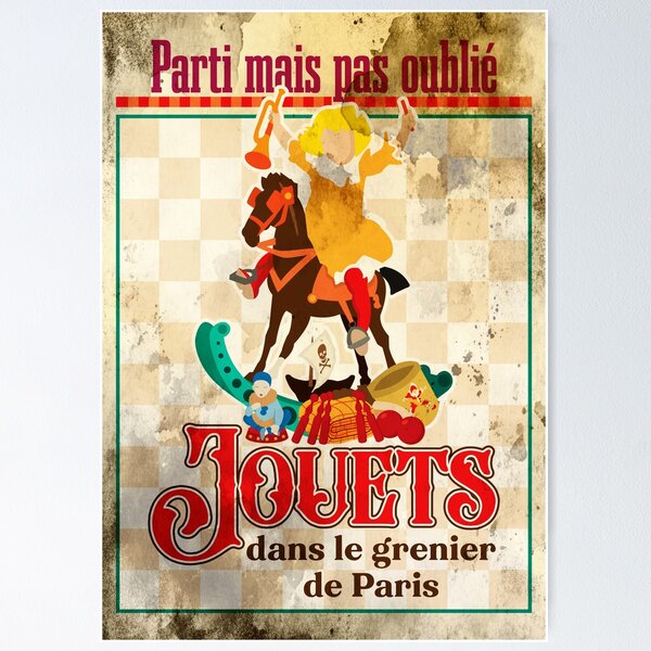 Item preview, Paris French Poster Toys in the Attic designed and sold by Captain Banjo.