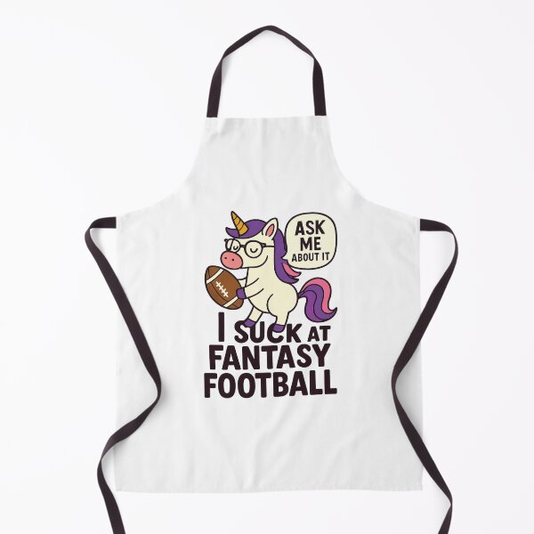 Item preview, I Suck at Fantasy Football Ask Me About It – Fantasy League Pun Unicorn loser designed and sold by LuxeGraphix.