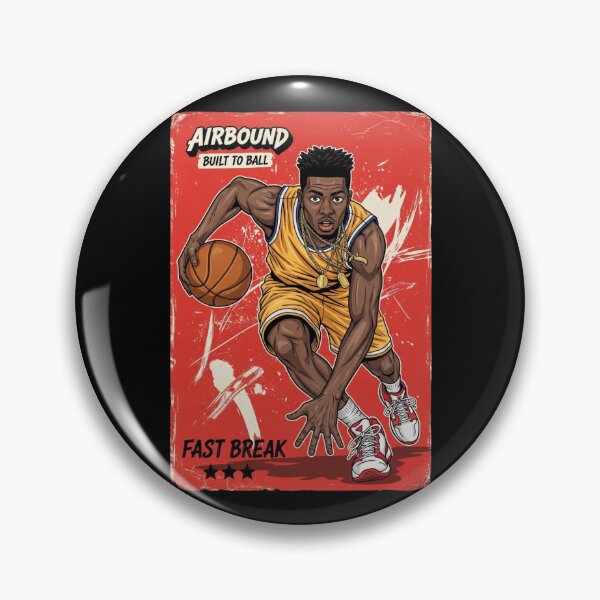 Artikelvorschau, Airbound Built To Ball Basketball Hustle Fast Break entworfen und verkauft von MotivaChic.
