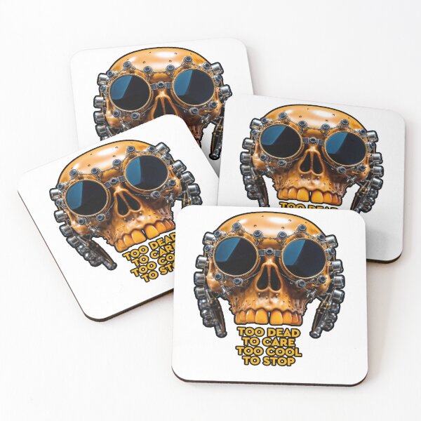 Item preview, Steampunk Skull – Chrome and Amber Vision designed and sold by HiresFilm.