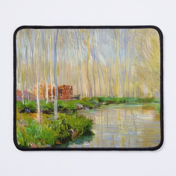 Item preview, The River Epte 1885 by Claude Monet designed and sold by GabyddAlessandr.