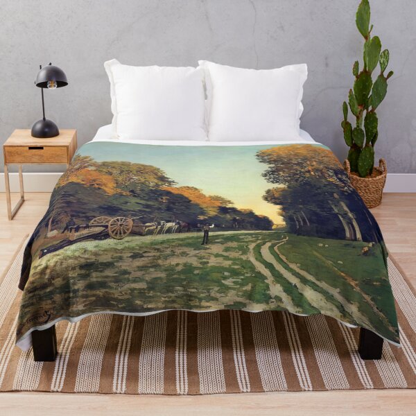 Item preview, The Road from Chailly to Fontainebleau 1864 by Claude Monet designed and sold by GabyddAlessandr.