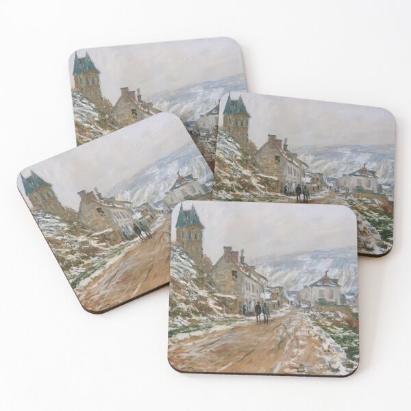 Item preview, The Road in Vetheuil in Winter   1879 by Claude Monet designed and sold by GabyddAlessandr.