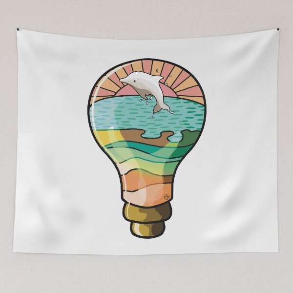 Item preview, Dolphin Light Bulb designed and sold by Karin Taylor.