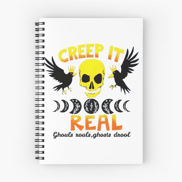 Item preview, Creep It Real Ghouls Rule Ghost Humor Funny Halloween Quote designed and sold by MotivaChic.