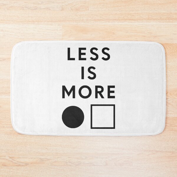 Item preview, Less Is More Quote Minimalist Design for Intentional Living designed and sold by BunBuntheDog-.