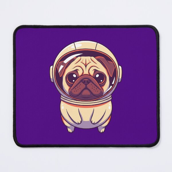 Item preview, Kawaii Astronaut Pug - Space Explorer Dog designed and sold by Galtero.