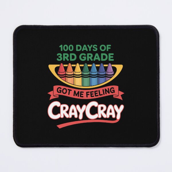 Item preview, 100 Days Of 3rd Grade Got Me Feeling Cray Cray Funny designed and sold by WalshDrawnLaugh.