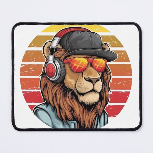 Item preview, lion listen to music designed and sold by Claymore08.