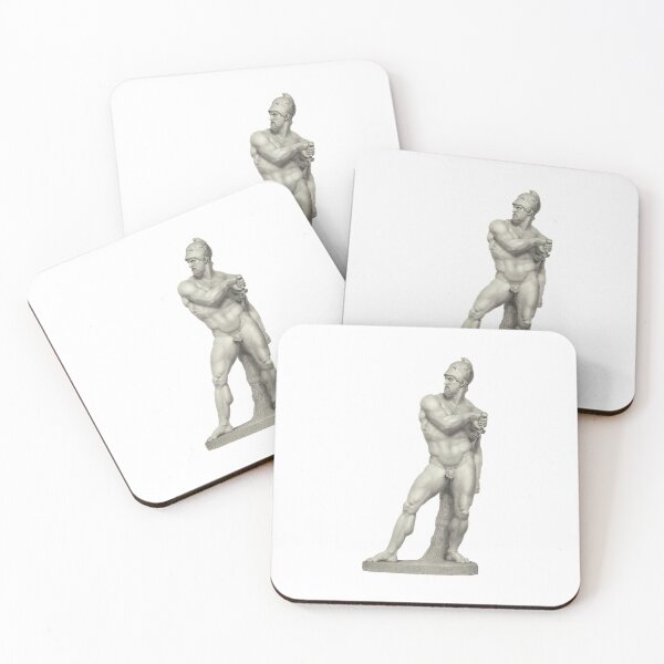 Item preview, Classical Sculpture of a Warrior in Artistic Pose, Ajax designed and sold by portokalis.
