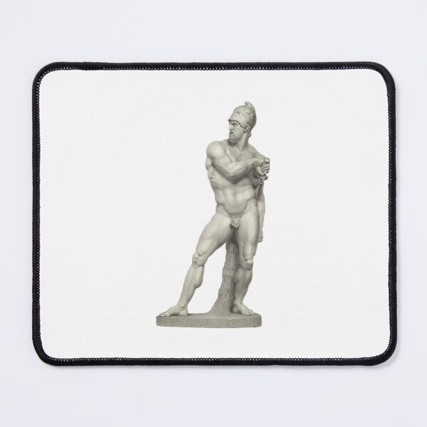 Item preview, Classical Sculpture of a Warrior in Artistic Pose, Ajax designed and sold by portokalis.