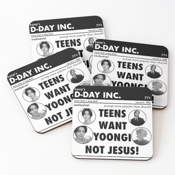 Item preview, yoongi newspaper designed and sold by nico-jackson.