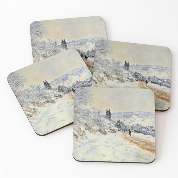 Artikelvorschau, Die Straße nach Vertheuil, Schneeeffekt, 1879, von Claude Monet entworfen und verkauft von GabyddAlessandr.