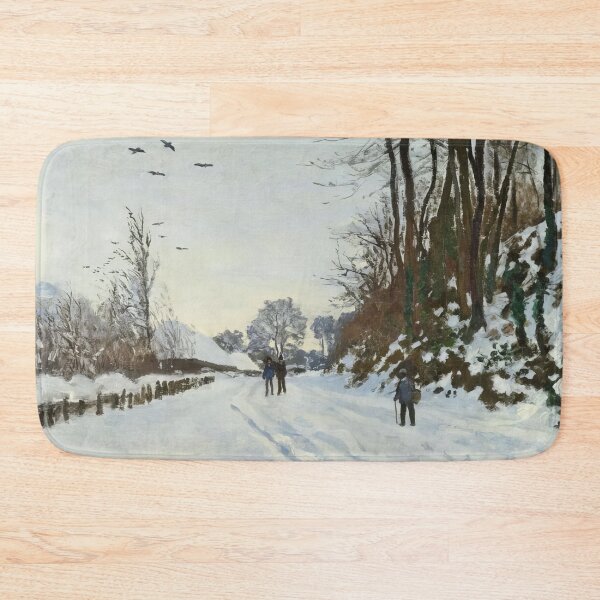 Item preview, The Road to the Farm of Saint Simeon in Winter   1867 by Claude Monet designed and sold by GabyddAlessandr.