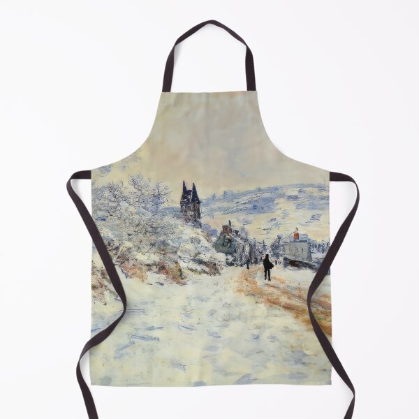 Item preview, The Road to Vertheuil Snow Effect 1879 by Claude Monet designed and sold by GabyddAlessandr.