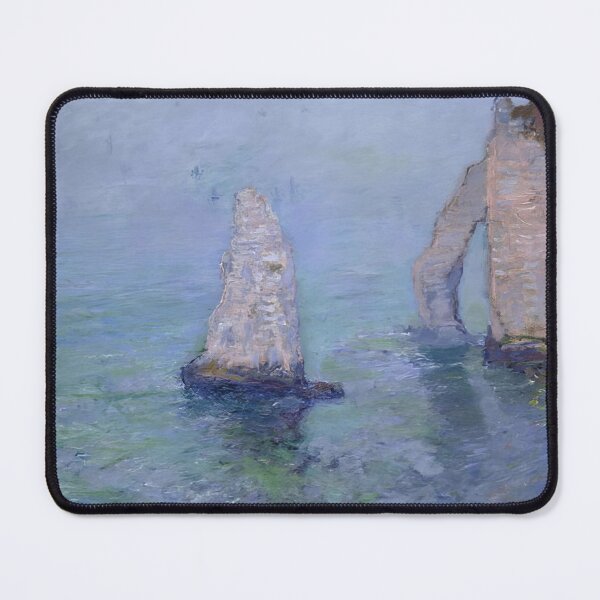 Item preview, The Rock Needle and Porte d’Aval Etretat 1885 by Claude Monet designed and sold by GabyddAlessandr.