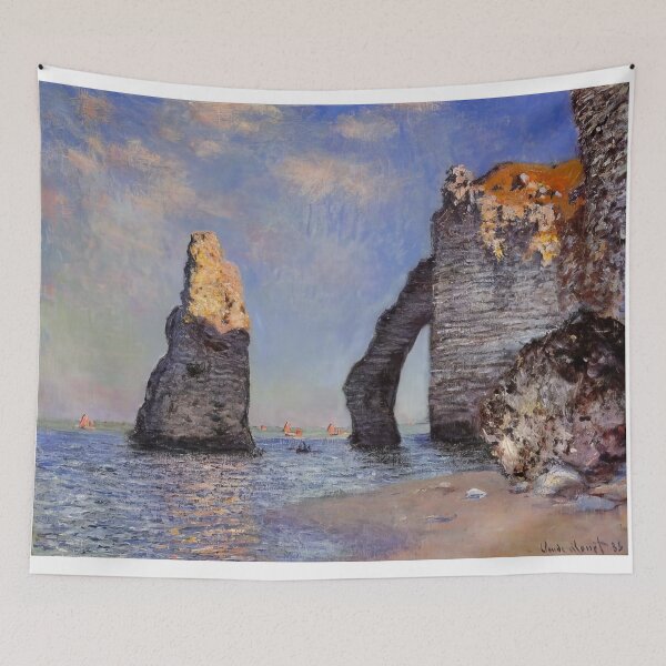 Item preview, The Rock Needle and the Porte d'Aval   1885 by Claude Monet designed and sold by GabyddAlessandr.