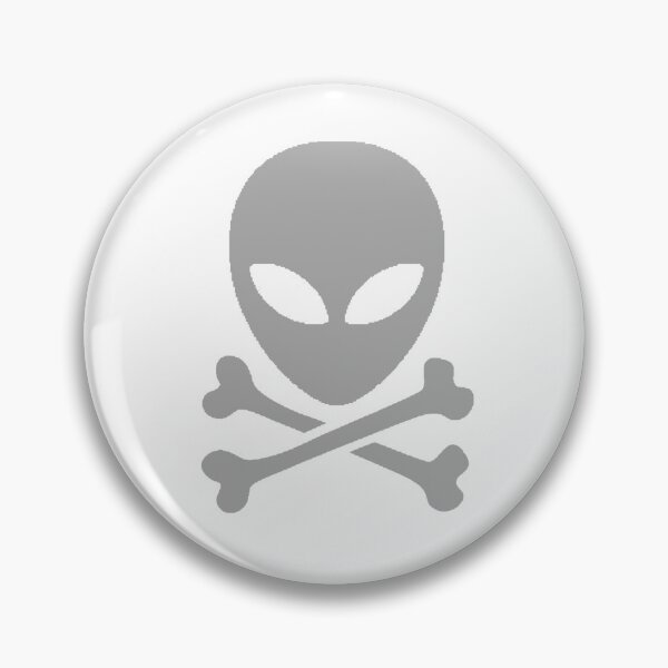 Item preview, Alien with Crossbones UFO Pirate designed and sold by PalmRock.