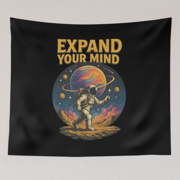Item preview, Expand Your Mind – Psychedelic Space Astronaut Design designed and sold by BloomOfDesign.