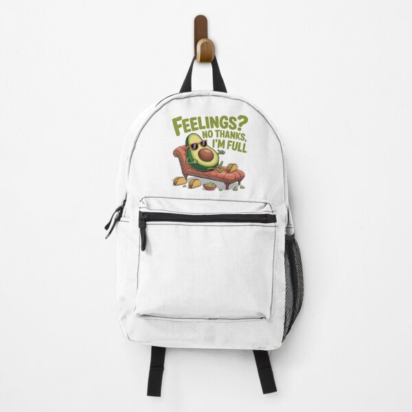 Item preview, Feelings? No Thanks, I'm Full – Funny Avocado Taco Design designed and sold by BloomOfDesign.