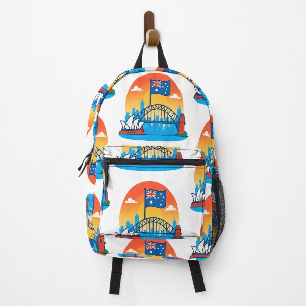Item preview, Aussie Pride: Sydney Skyline with Australia Flag designed and sold by Globalcitytees.