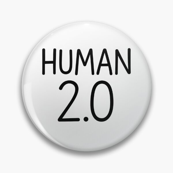 Item preview, Human 2.0 Doodle Style Futuristic Quote Design designed and sold by BloomOfDesign.