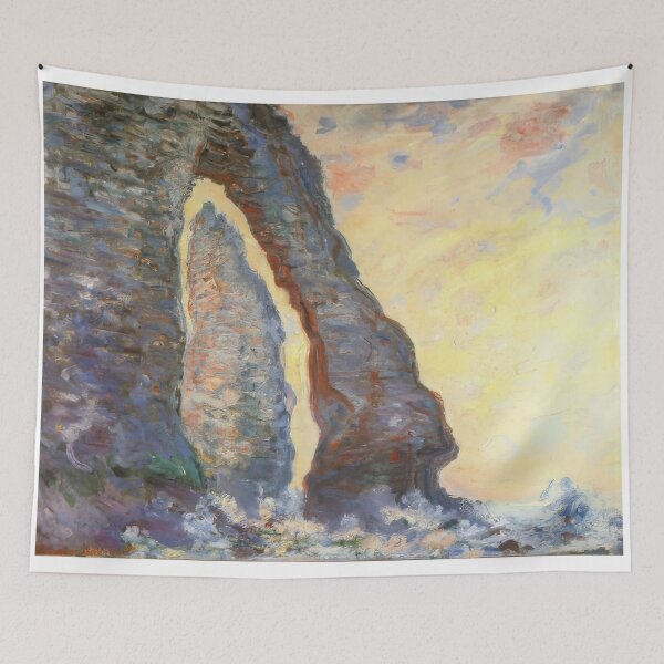 Item preview, The Rock Needle Seen through the Porte d'Aval   1886 by Claude Monet designed and sold by GabyddAlessandr.