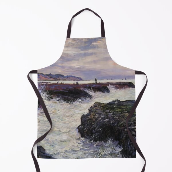 Item preview, The Rocks at Pourville Low Tide 1882 by Claude Monet designed and sold by GabyddAlessandr.