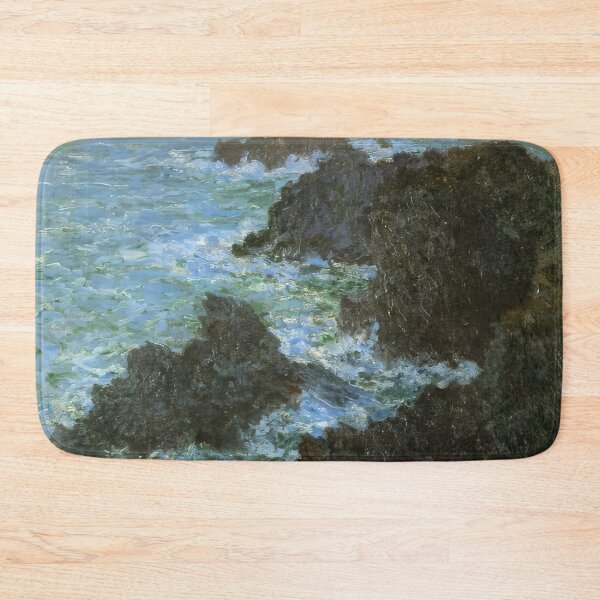 Item preview, The rocks of Belle Ile   1886 by Claude Monet designed and sold by GabyddAlessandr.