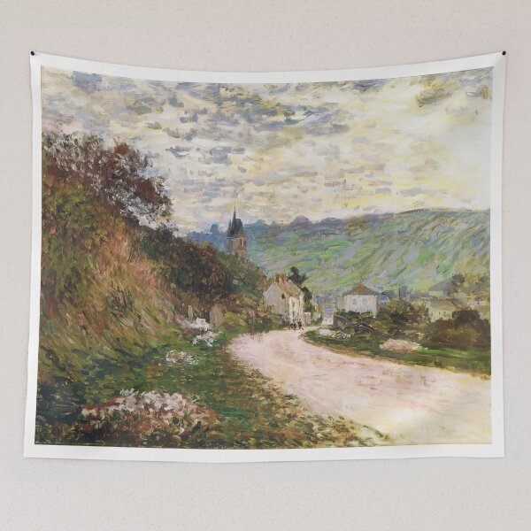 Item preview, The Route a Vetheuil   1878 by Claude Monet designed and sold by GabyddAlessandr.
