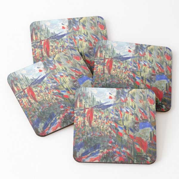 Item preview, The Rue Montargueil with Flags   1878 by Claude Monet designed and sold by GabyddAlessandr.