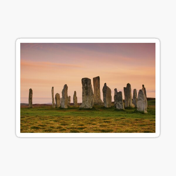 Item preview, Callanish Standing Stones at Dawn designed and sold by Kasia Design.