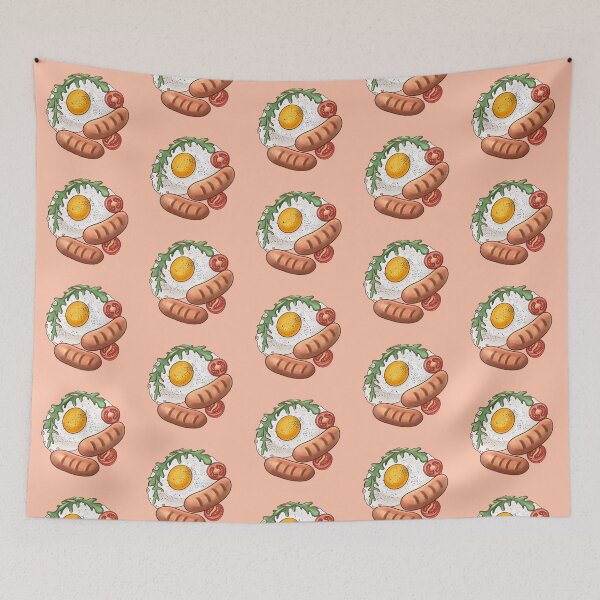 Item preview, Eggs and Sausages Breakfast designed and sold by Aichan01.