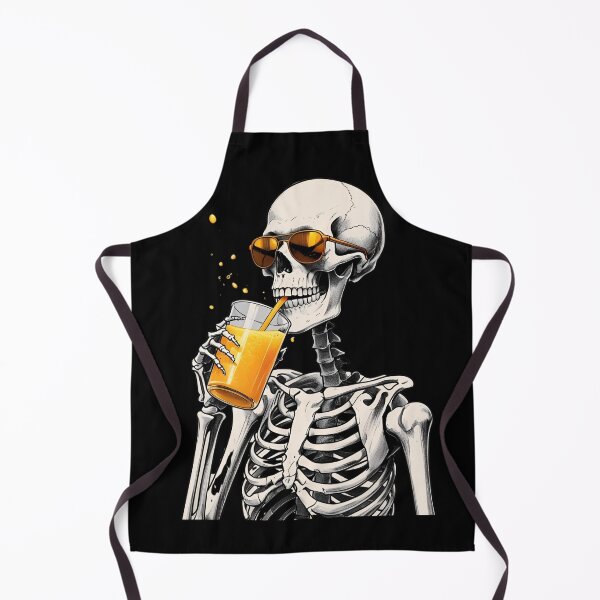 Item preview, Chill Skeleton Drinking Orange Juice designed and sold by Art-Design-EM.
