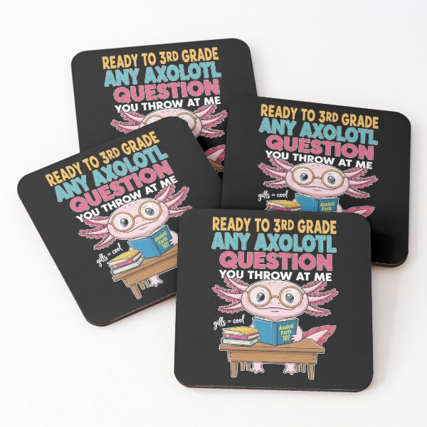 Item preview, Ready to 3rd Grade Any Axolotl Question – Funny Axolotl School Shirt designed and sold by Bowniko^^.
