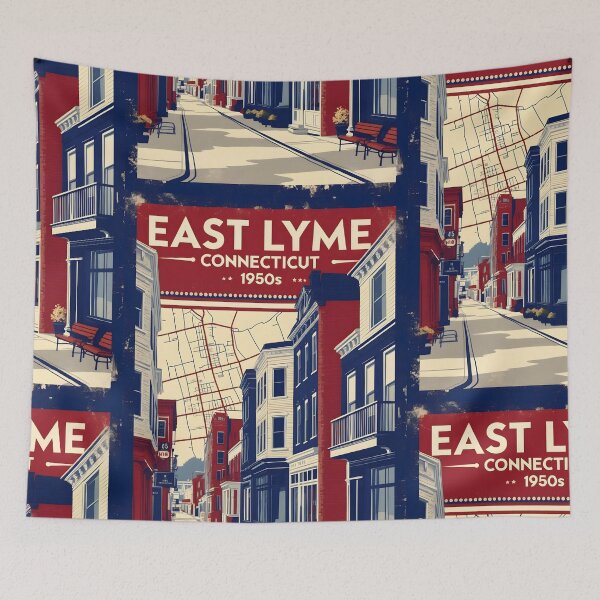 Item preview, East Lyme Connecticut 1950s USA Vintage Travel Tourism designed and sold by TravelersGems.