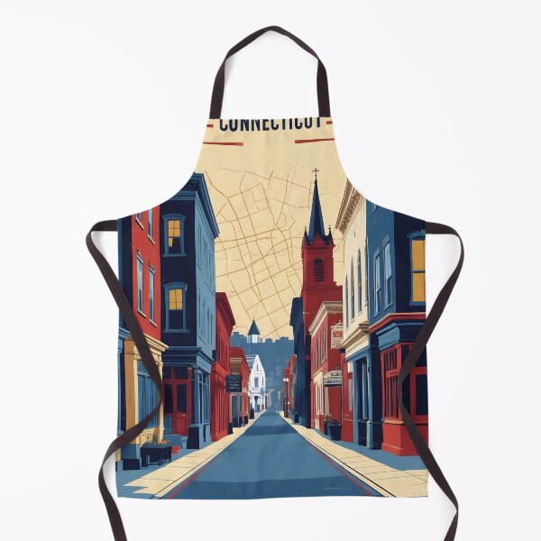 Item preview, Glastonbury Connecticut 1950s USA Vintage Travel Tourism designed and sold by TravelersGems.