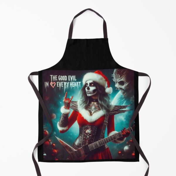 Item preview, Gothic Skeleton Santa Guitar Gesture designed and sold by Voodoo Store Paranormal Collections.